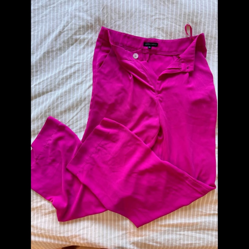 Hot pink Dress pants similar to the Aritzia ones